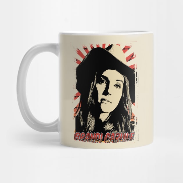 Brandi Carlile 80s Retro Vintage Aesthetic by Ihkwan Art